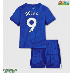 Chelsea Liam Delap #9 Hemmaställ Barn 2025-26 Kortärmad (+ Korta byxor)